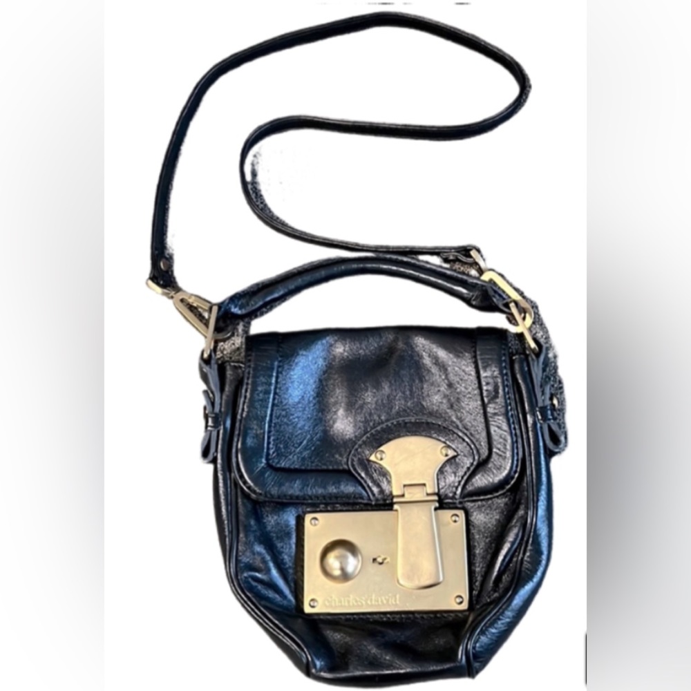 Charles David Vintage Leather Crossbody Purse